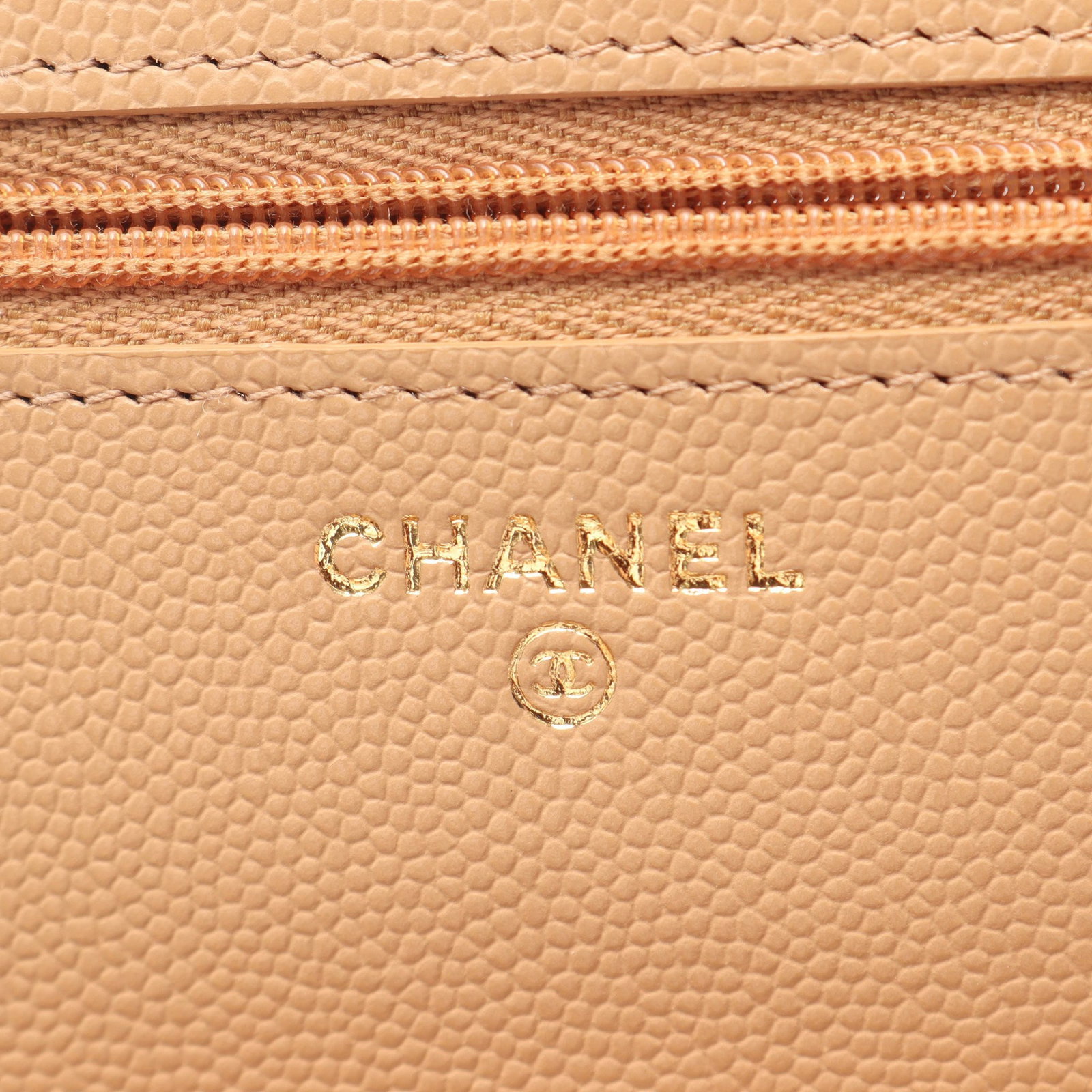 Chanel Chain Wallet Beige - 5