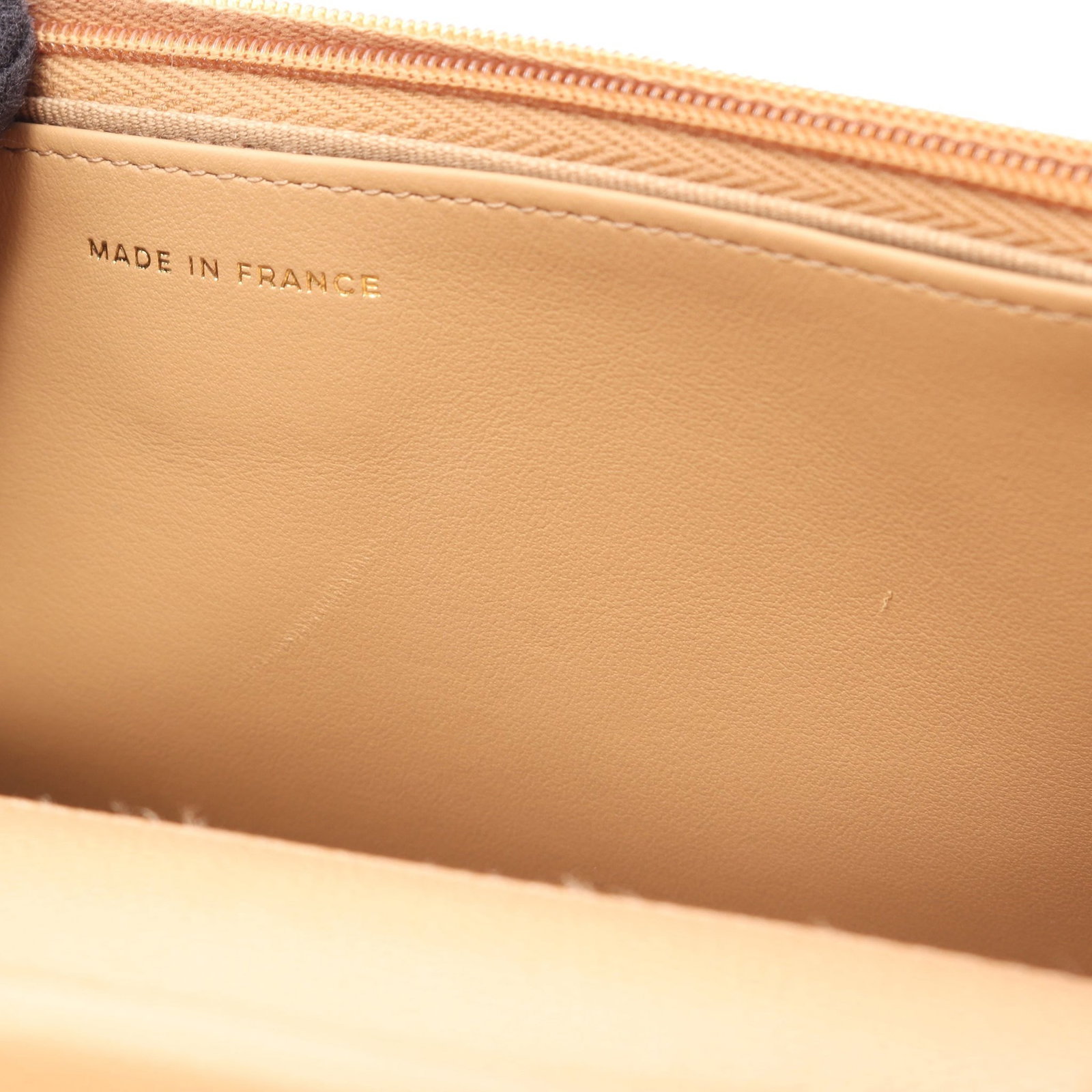 Chanel Chain Wallet Beige - 7