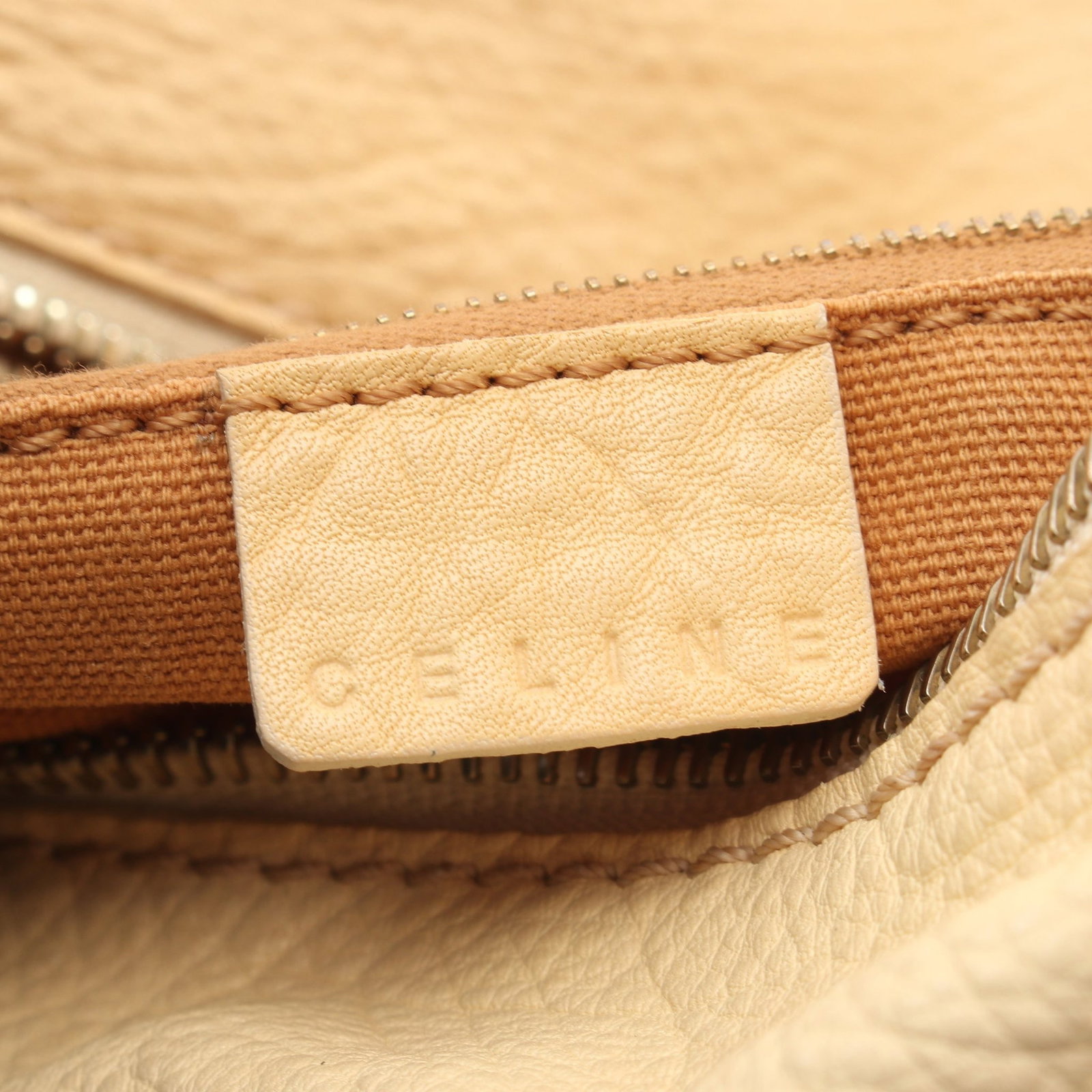 Celine Macadam Handbag Ivory - 4