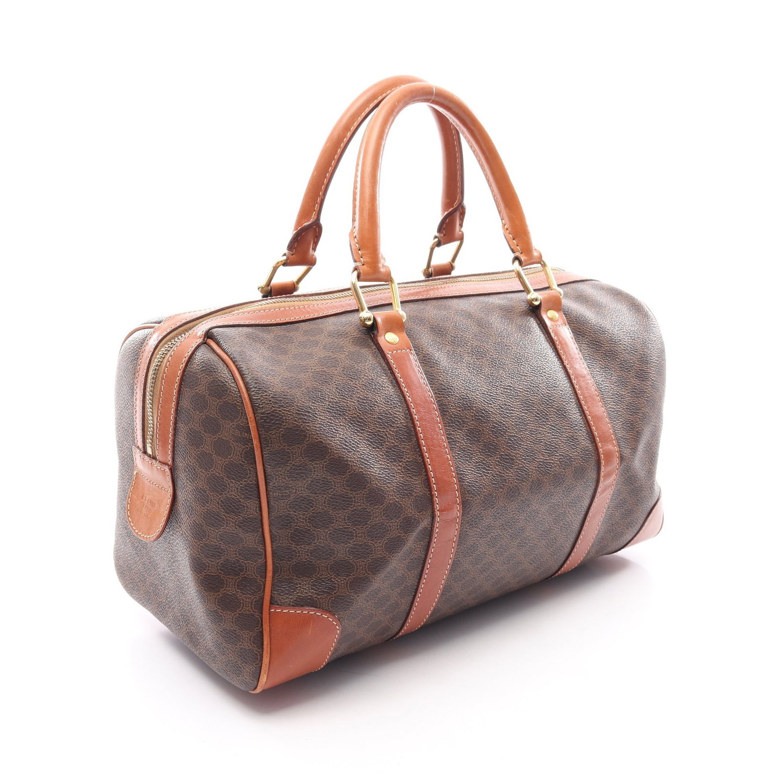 Celine Macadam Mini Boston Dark Brown - 2