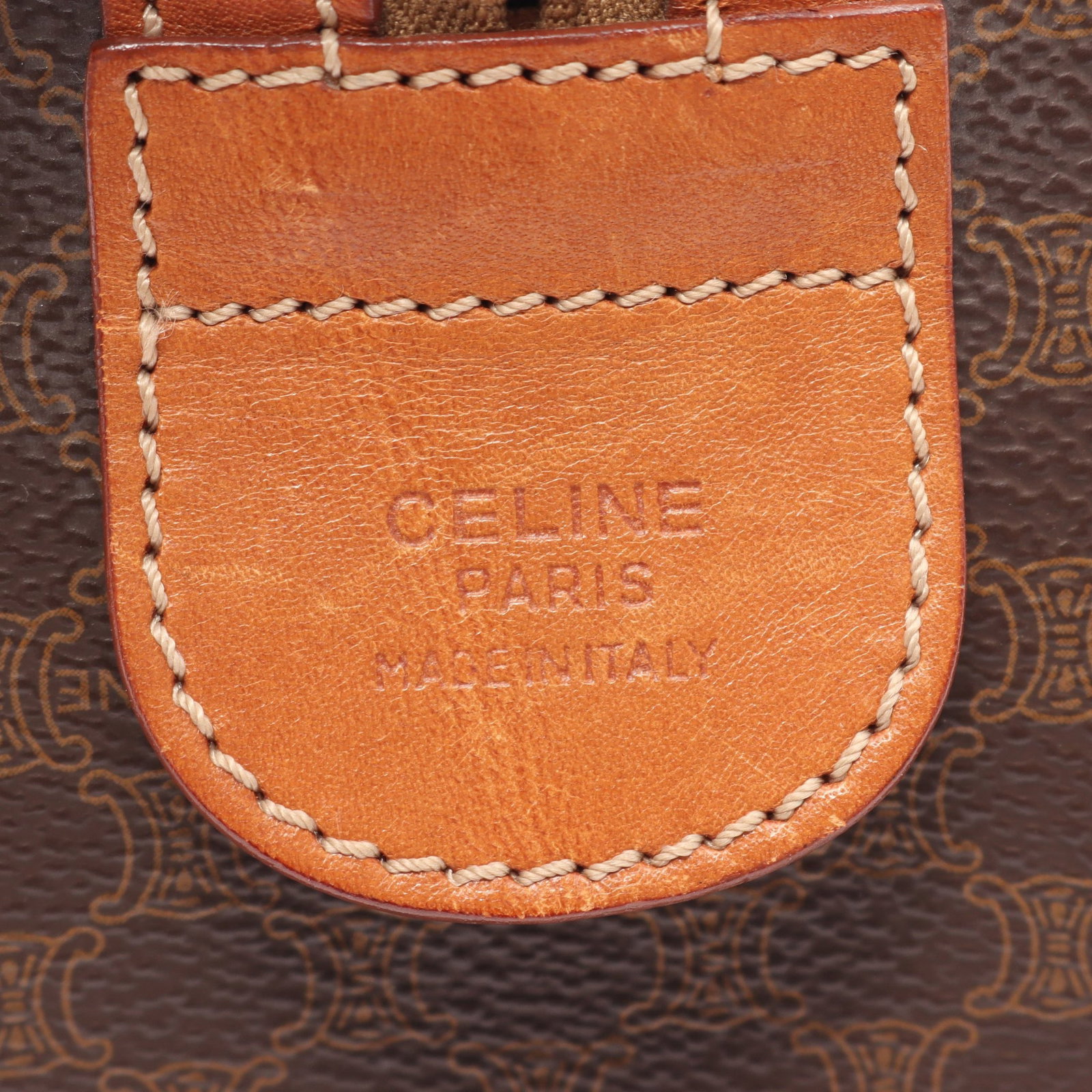 Celine Macadam Mini Boston Dark Brown - 4