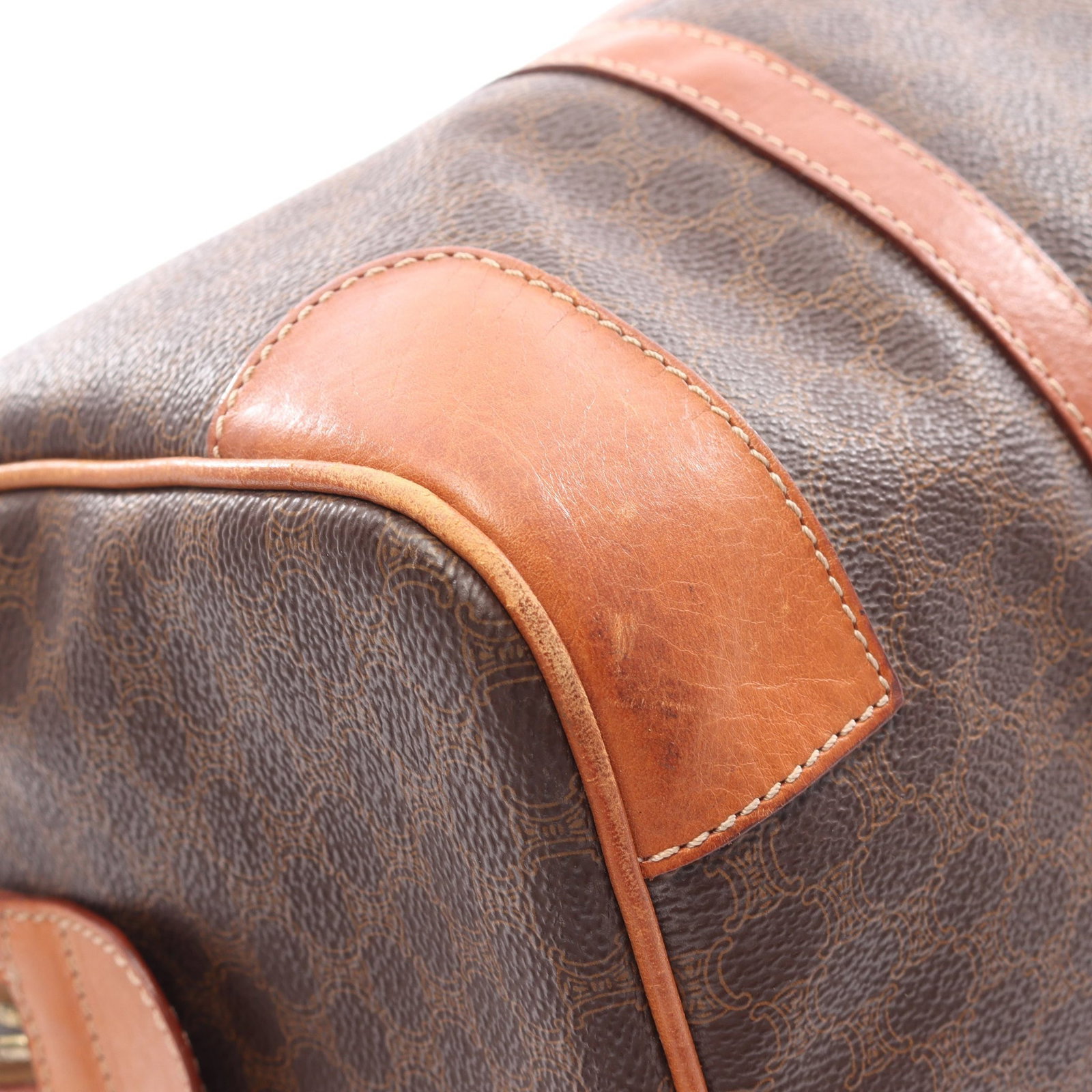 Celine Macadam Mini Boston Dark Brown - 7