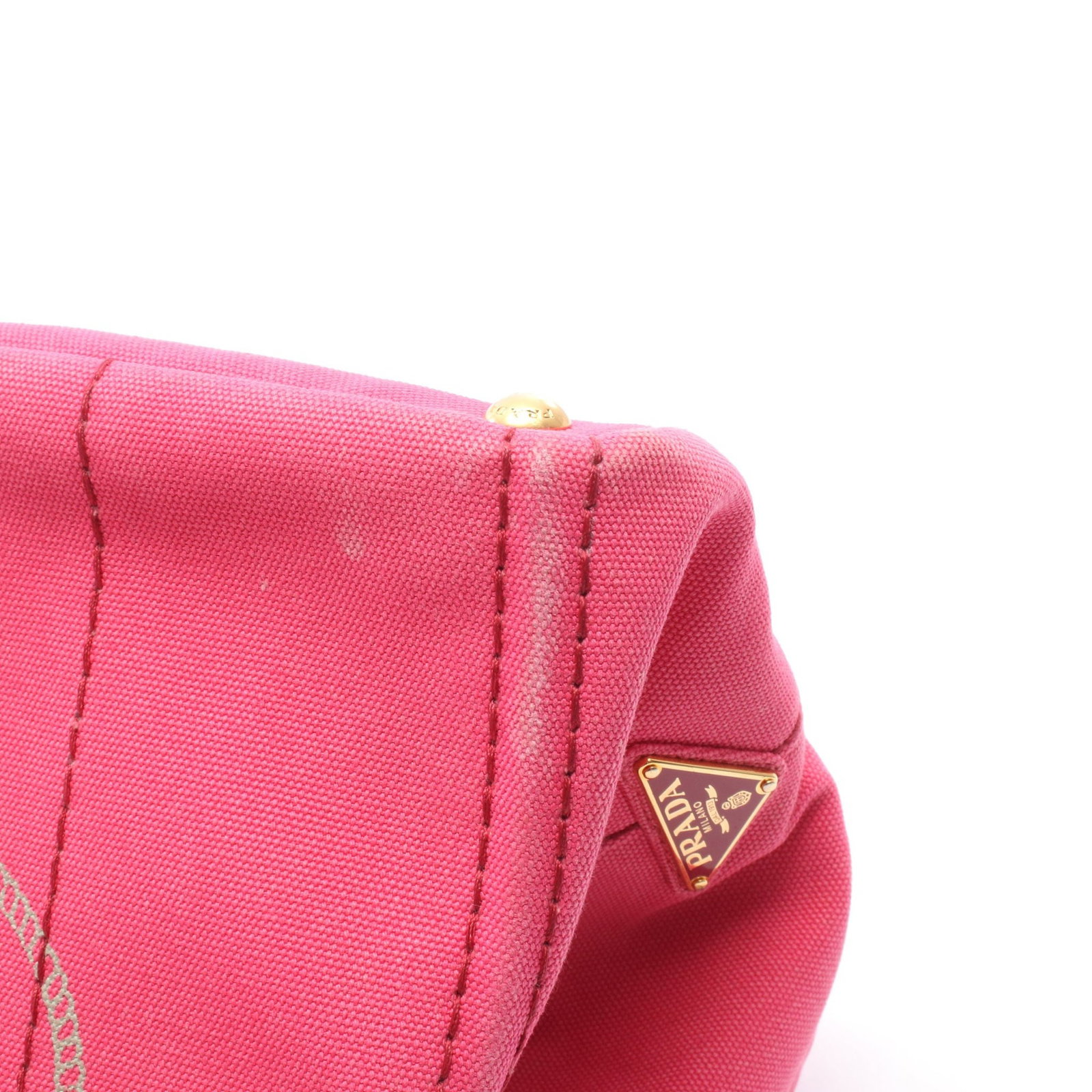 Prada Canapa Tote Pink - 7