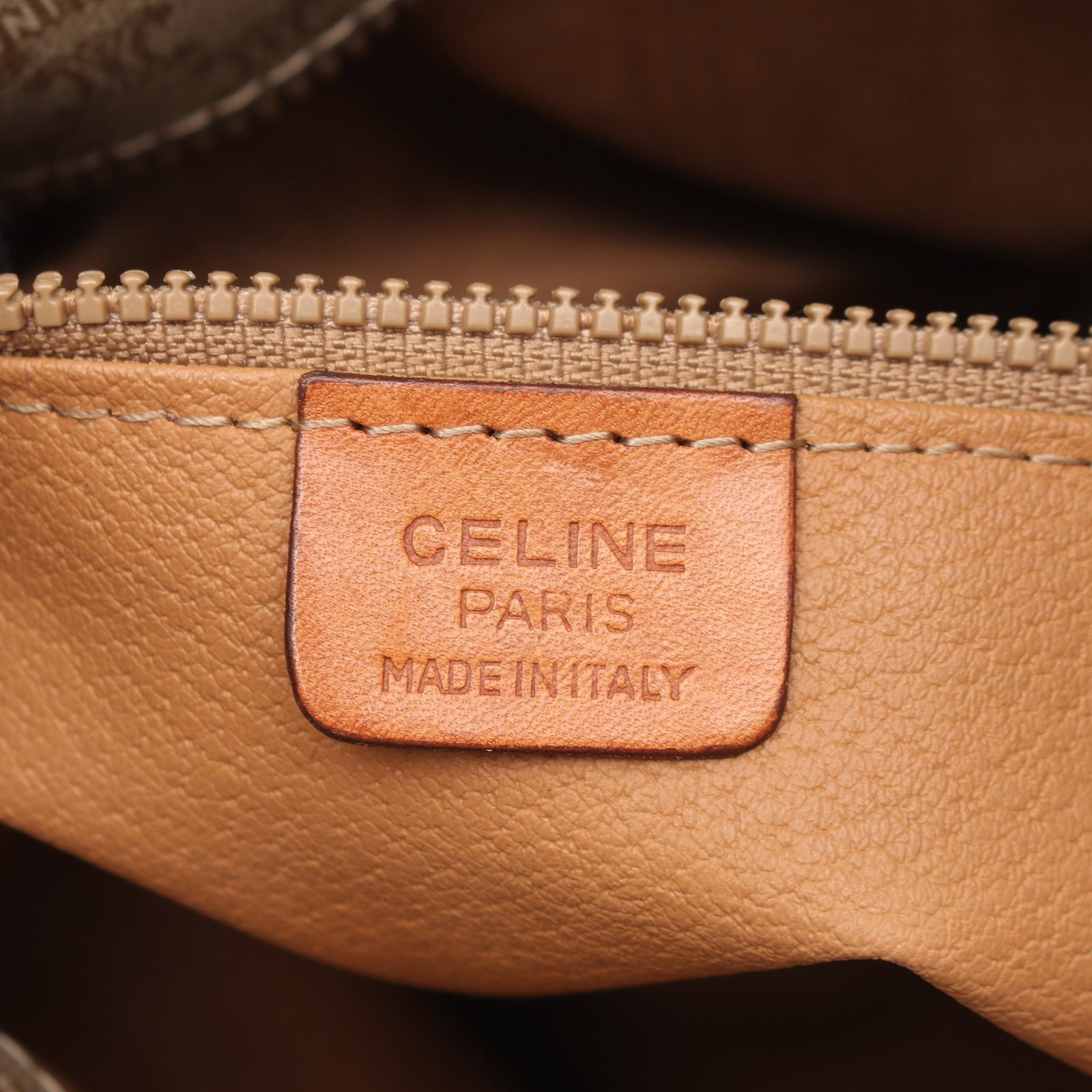Celine Macadam Shoulder Beige/Brown - 4