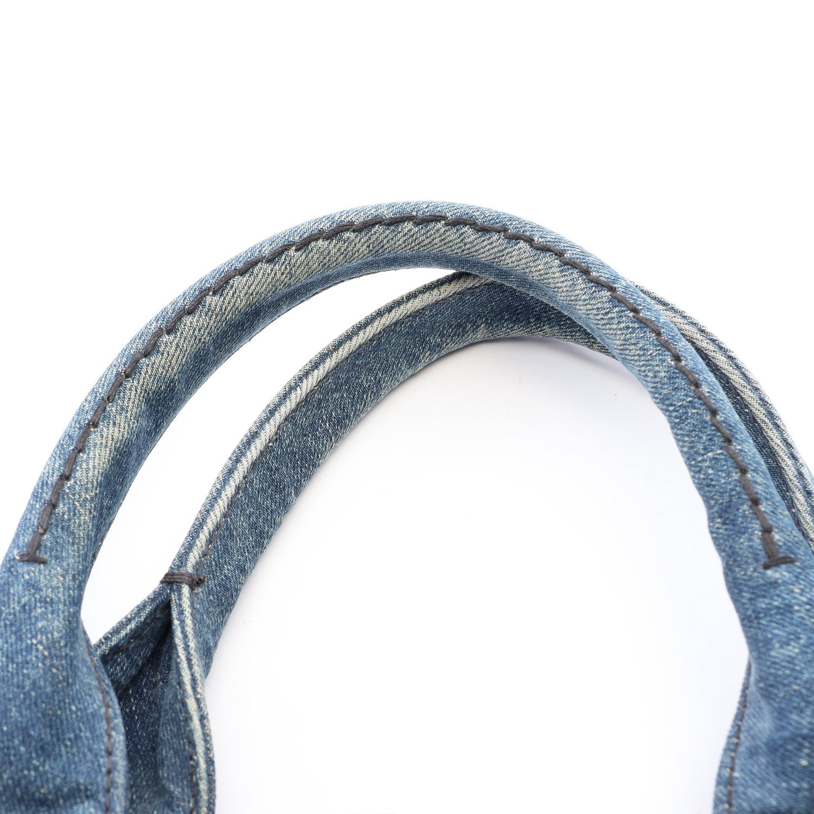 Prada Canapa Handbag Indigo - 6
