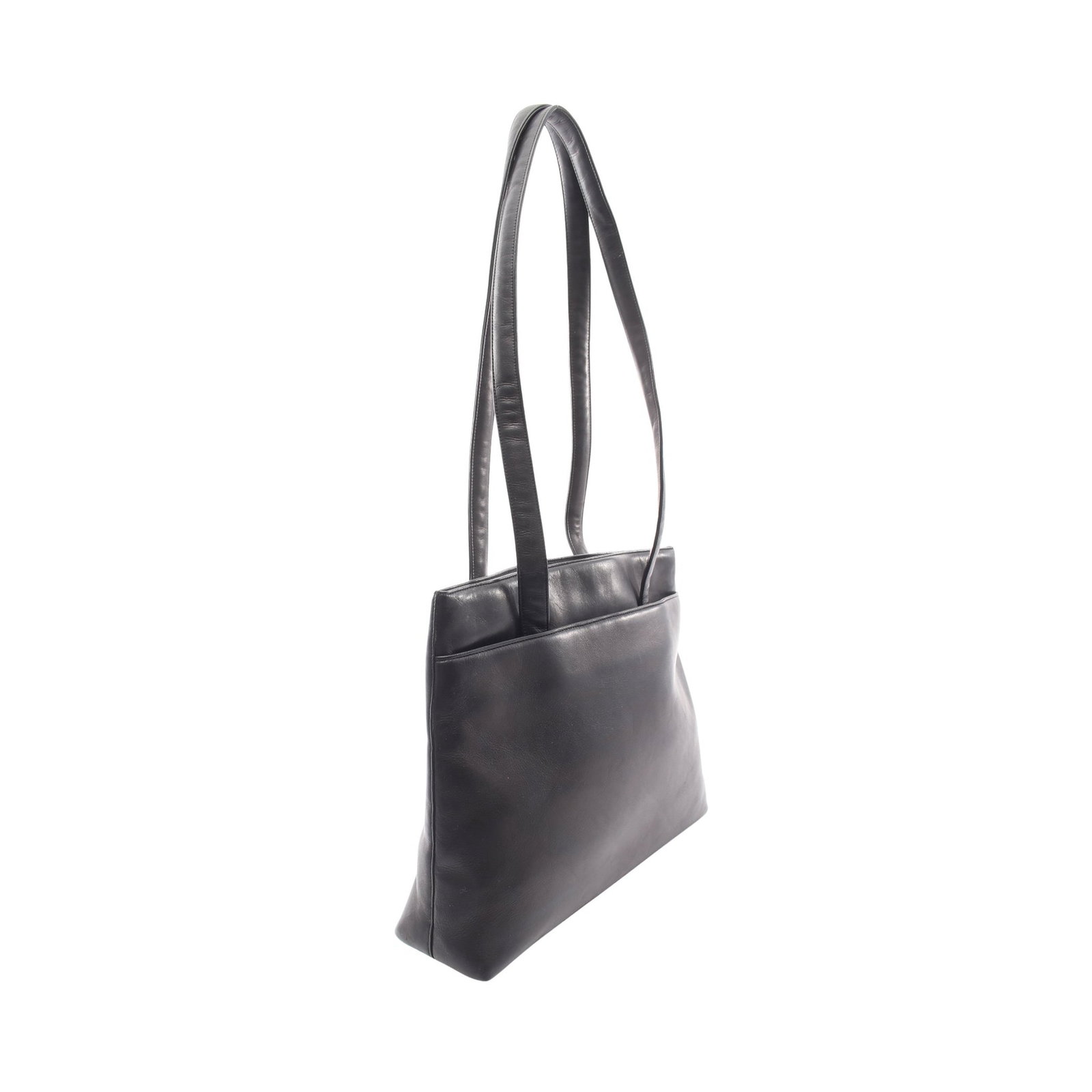 Chanel Embossed Logo Shoulder Black - 2
