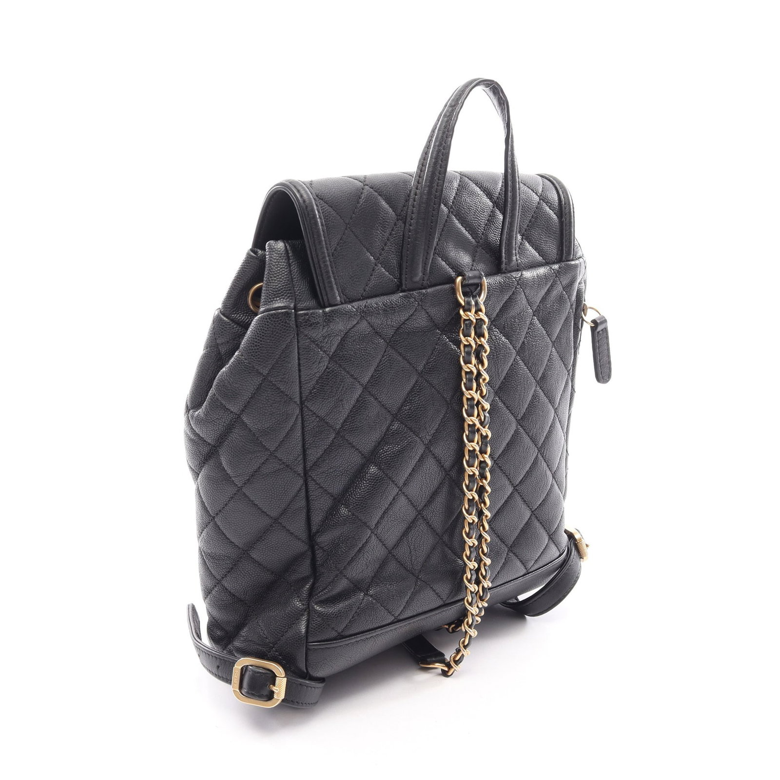 Chanel CC Filigree Backpack Black - 2