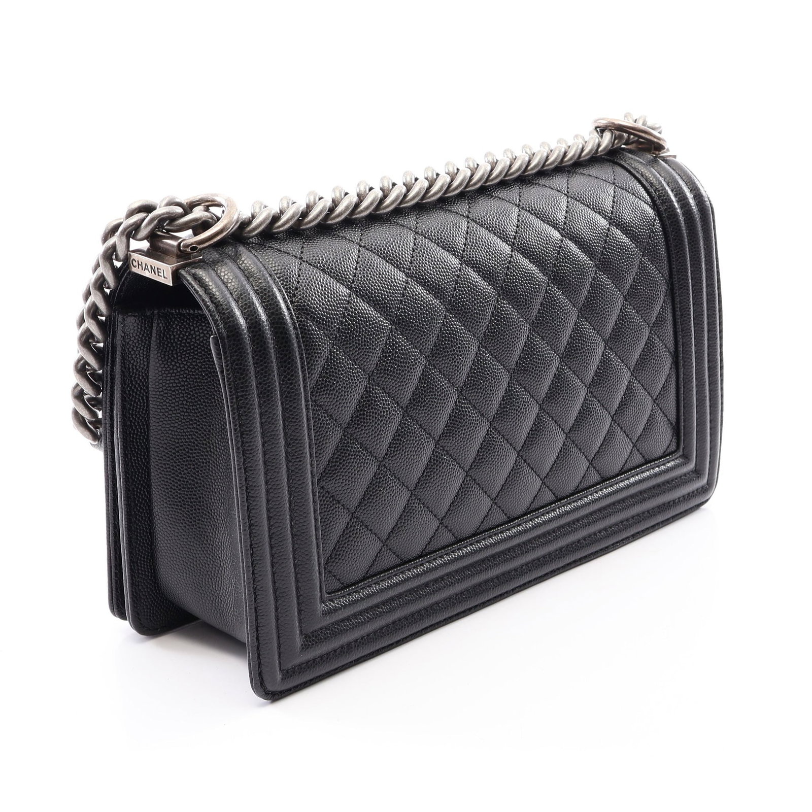 Chanel Boy Chain Bag Black - 2