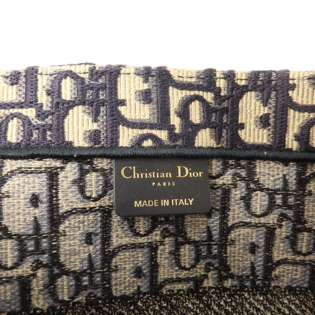 Dior Book Tote Medium Navy - 6