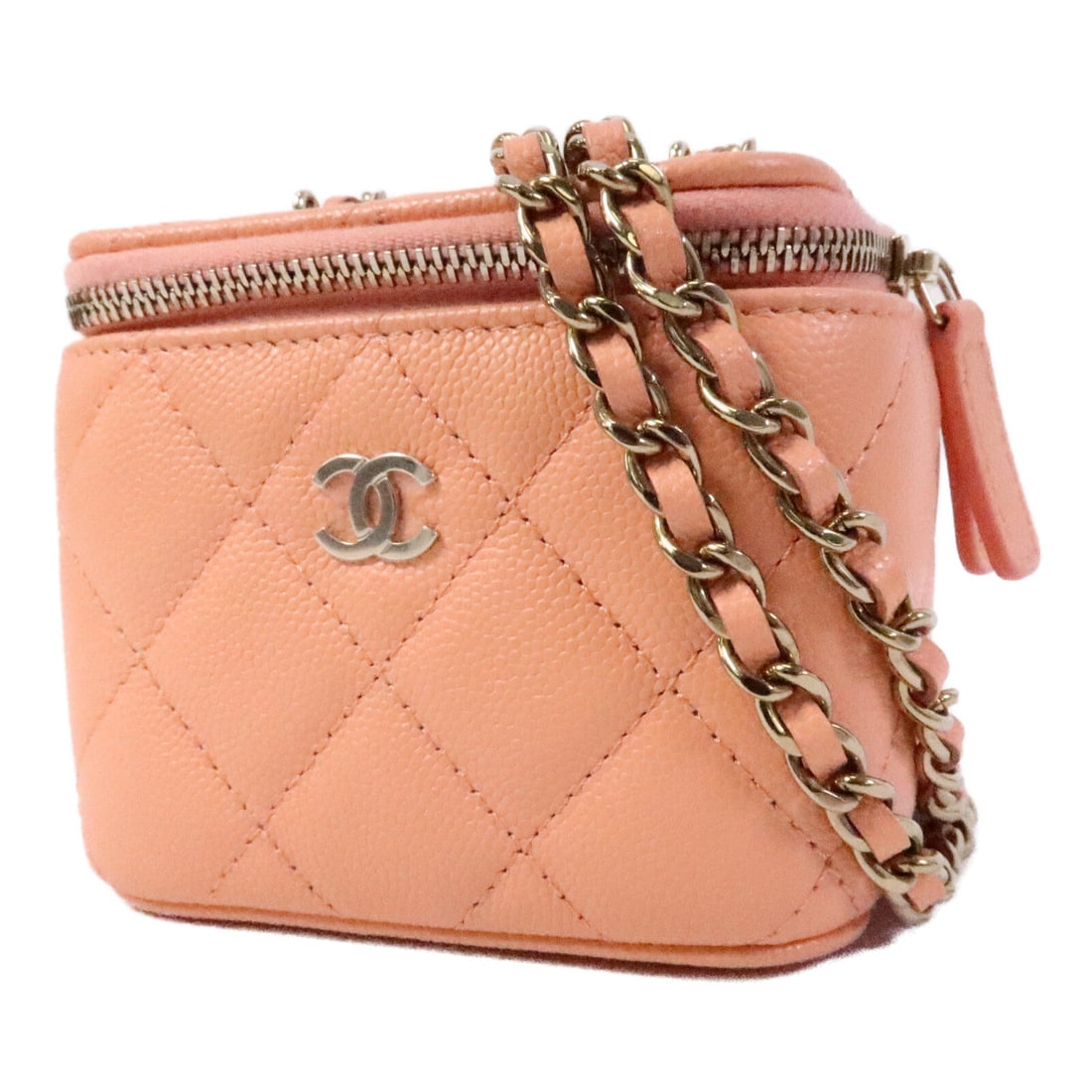 Chanel Vanity Chain Bag Orange - 3