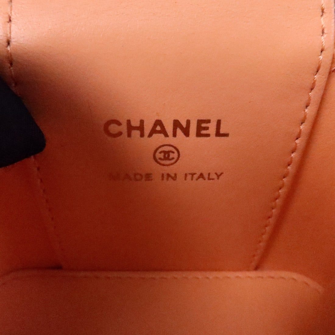 Chanel Vanity Chain Bag Orange - 6