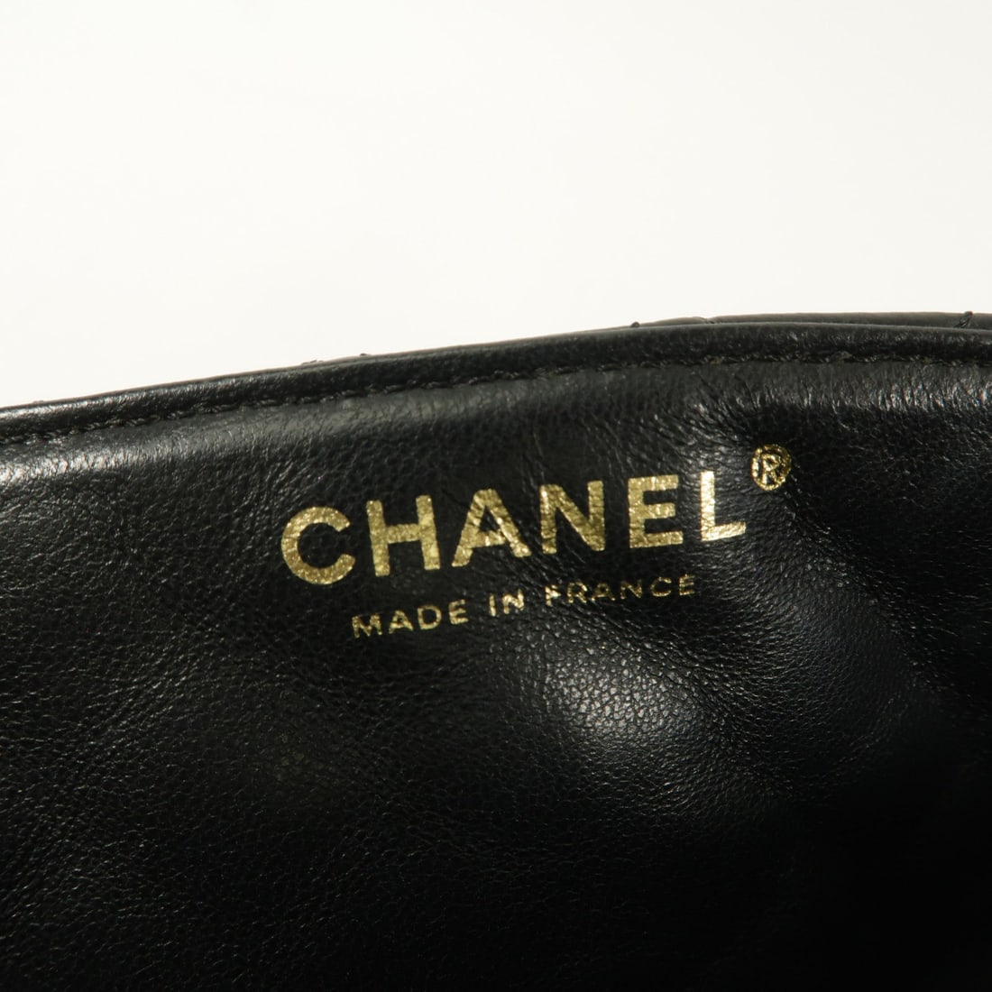 Chanel Lambskin Chain Shoulder Bag Black - 12