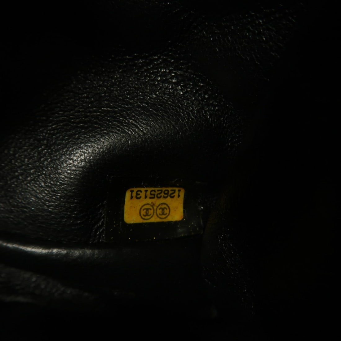 Chanel Lambskin Chain Shoulder Bag Black - 13