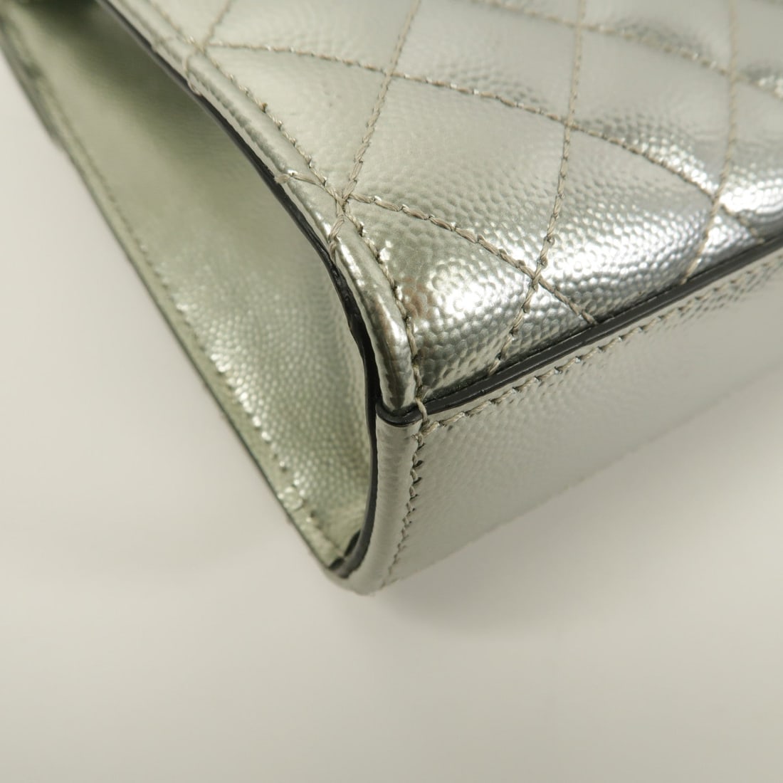 Saint Laurent Envelope Medium Bag Silver - 7