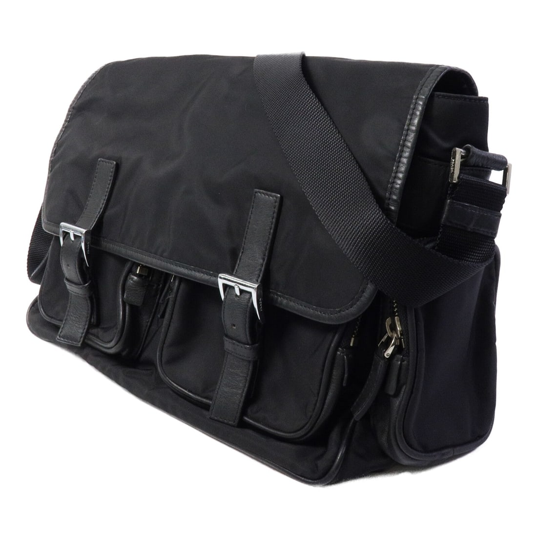 Prada Vela Messenger Black - 2