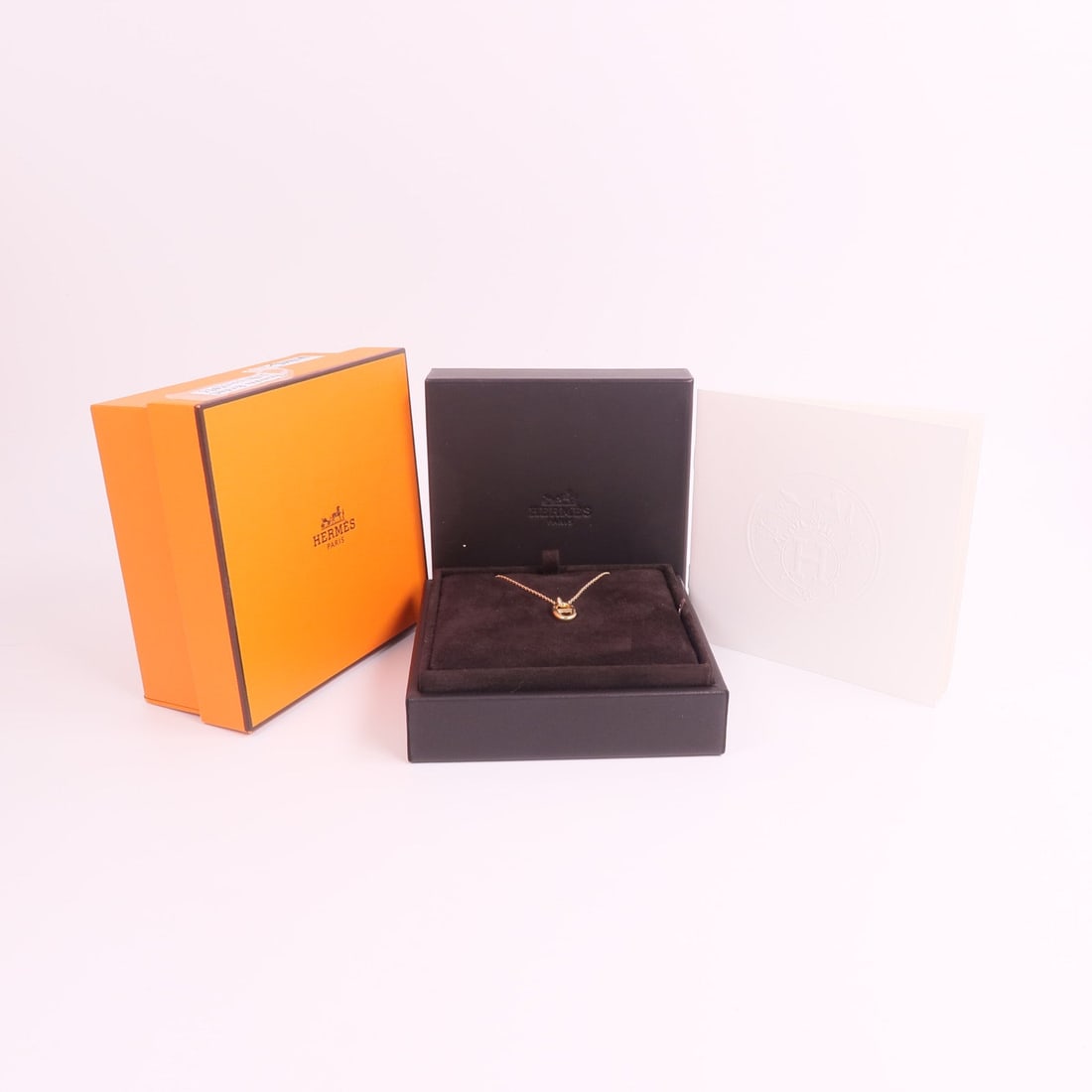 Hermes Farandole Pendant Pink Gold - 8