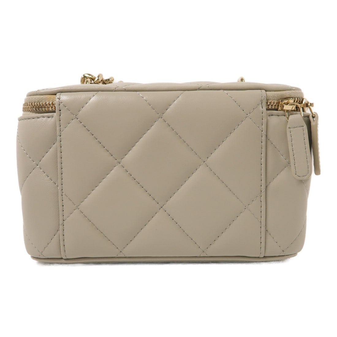 Chanel Vanity Case Chain Bag Grey - 2