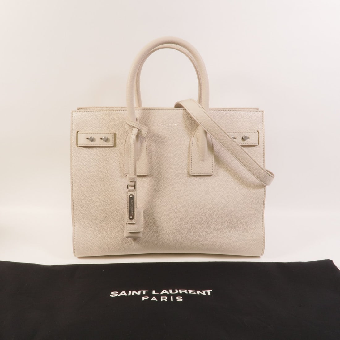 Saint Laurent Sac de Jour White - 14