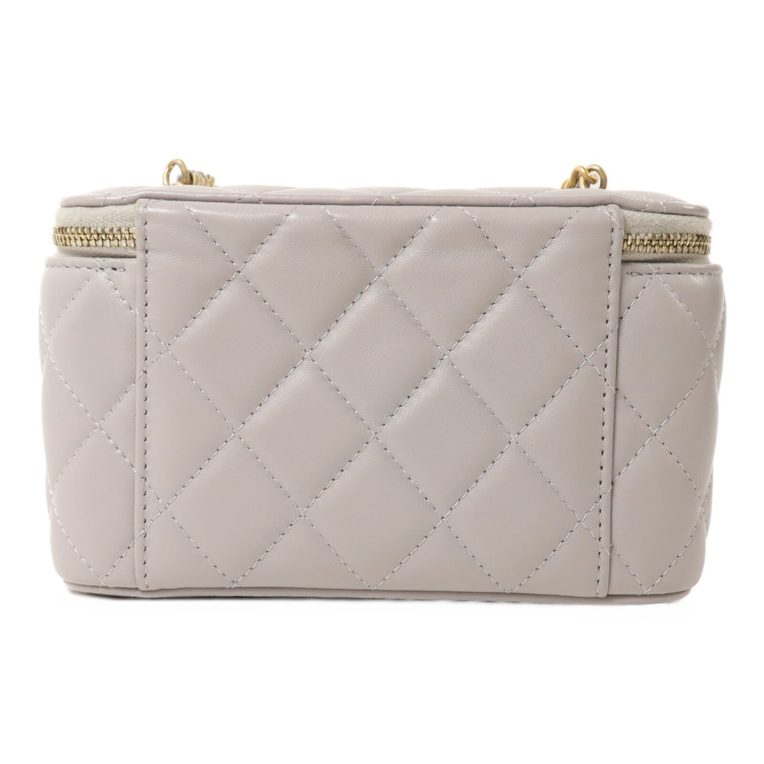 Chanel Vanity Chain Bag Grey - 2