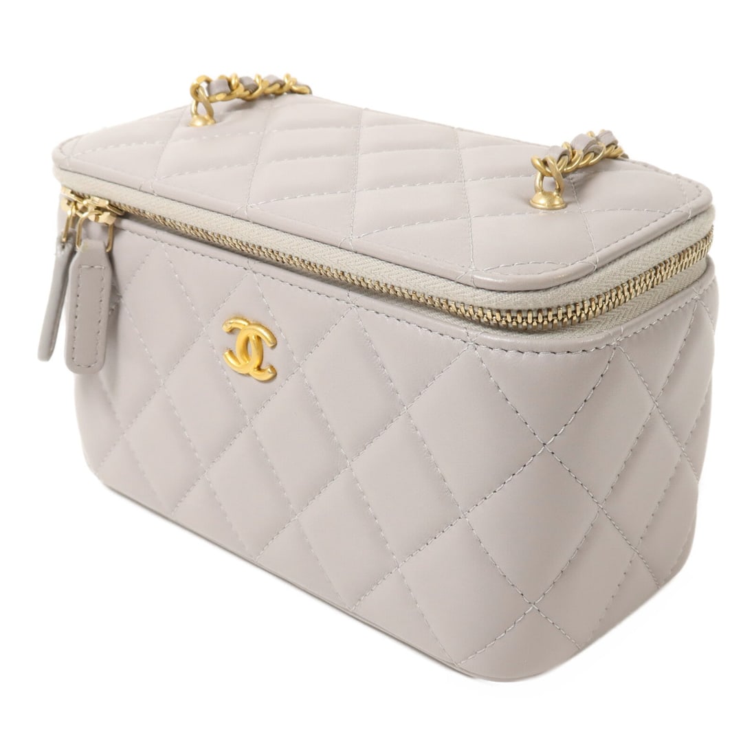Chanel Vanity Chain Bag Grey - 3