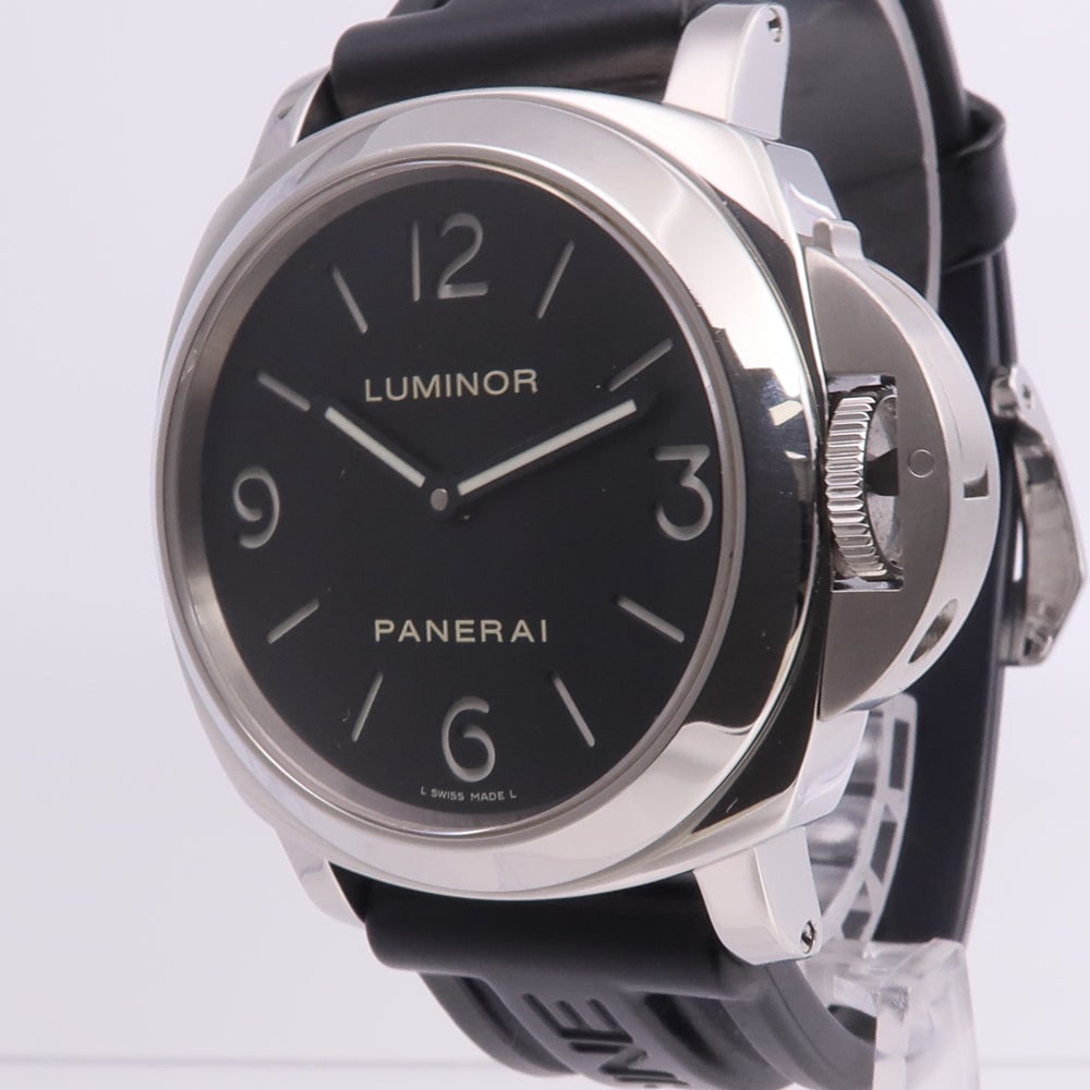 Panerai Luminor Base Hand Wind SS Black - 3