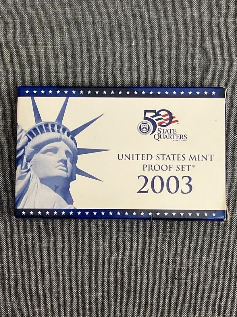 (2) 2003-S United States Mint 50 State Proof Set: This item is authenticated and verified by a trusted third-party service. Each item is accompanied by a Letter of Authenticity, provided at no additional cost, giving you complete confidence in the in