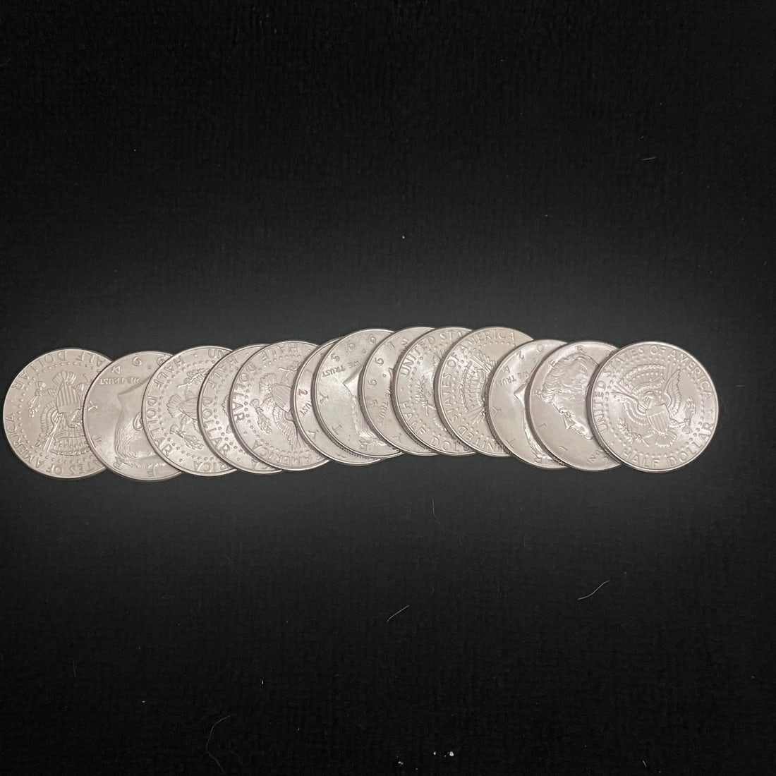 13 Kennedy Half Dollars - 3