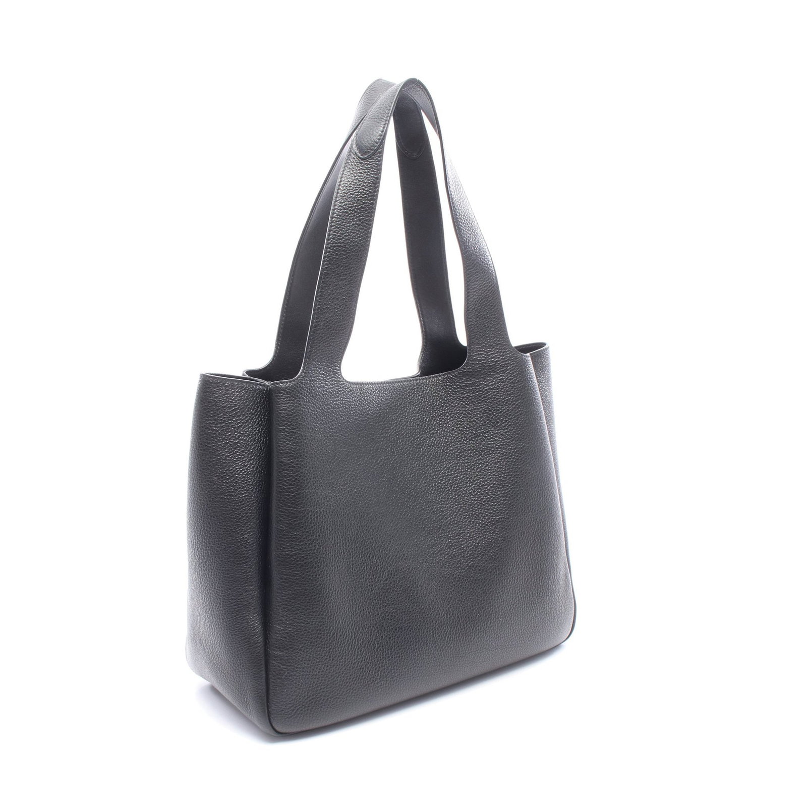Prada Medium Tote Leather Black - 2