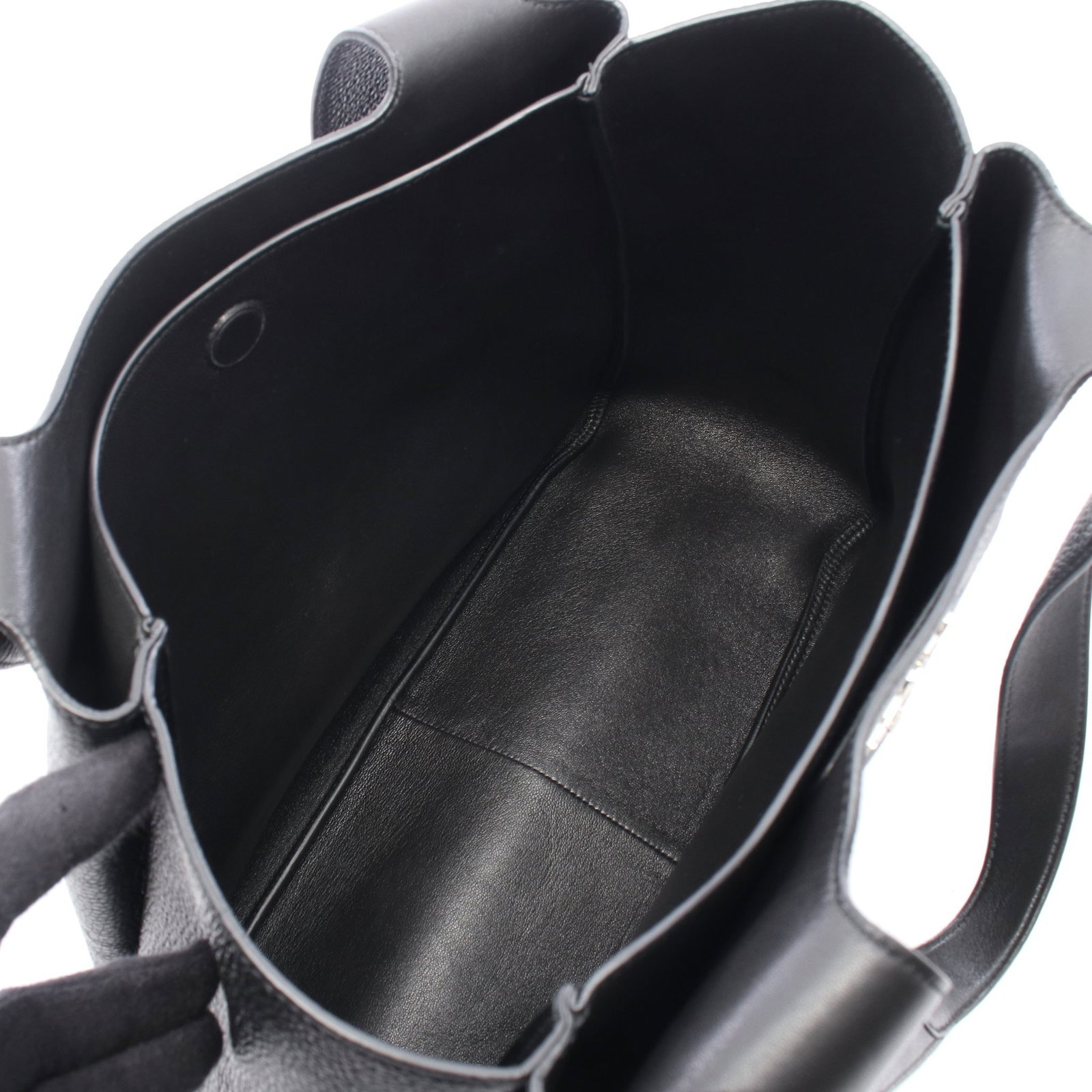 Prada Medium Tote Leather Black - 3