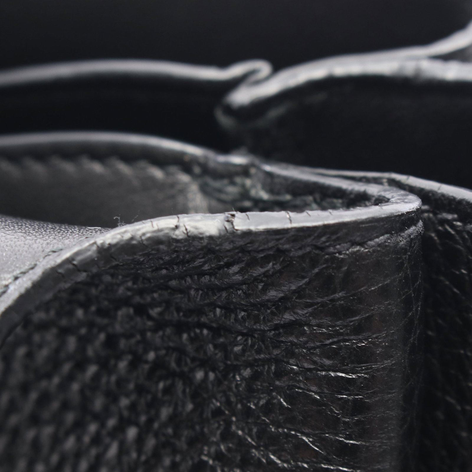 Prada Medium Tote Leather Black - 6