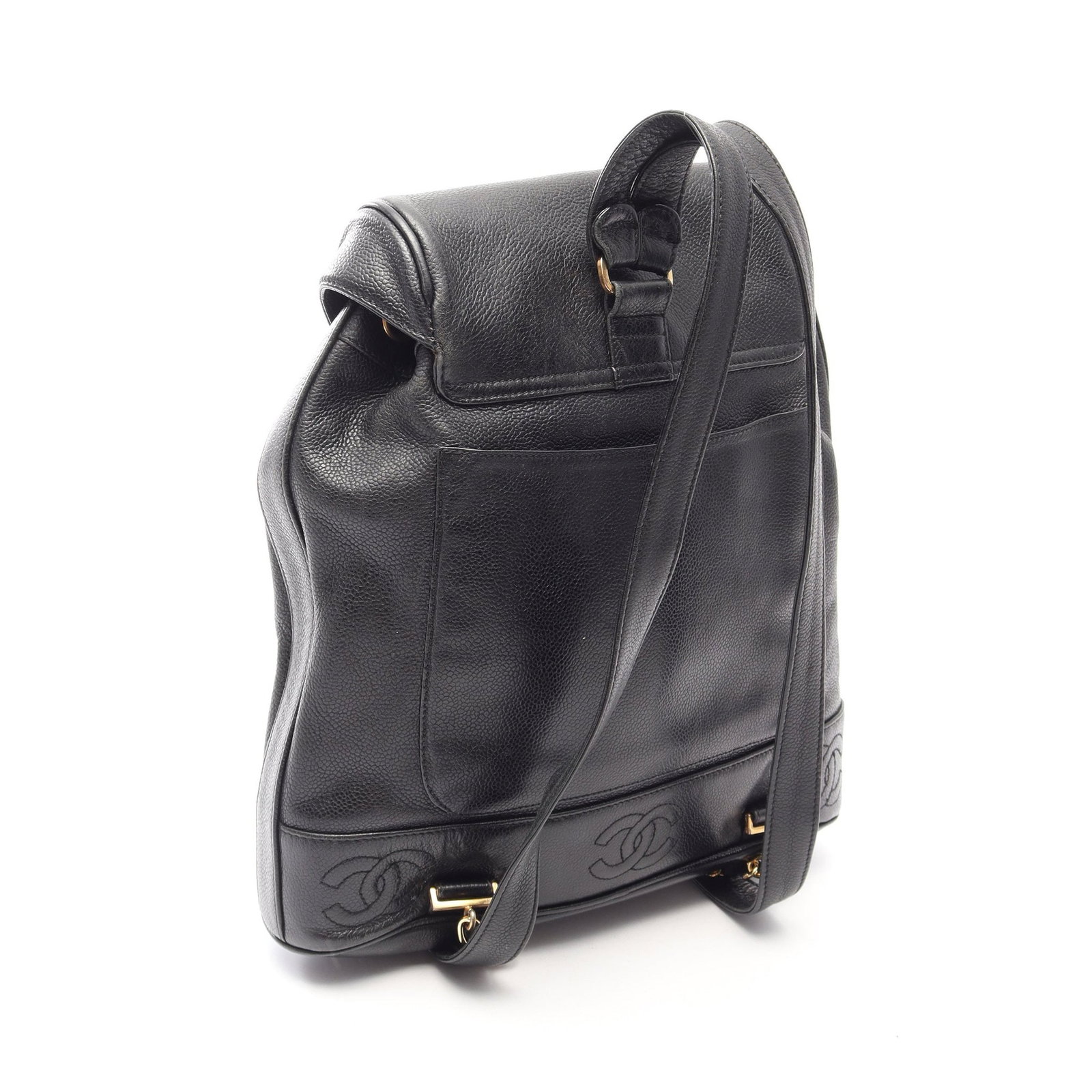 Chanel Triple Coco Backpack Black - 2