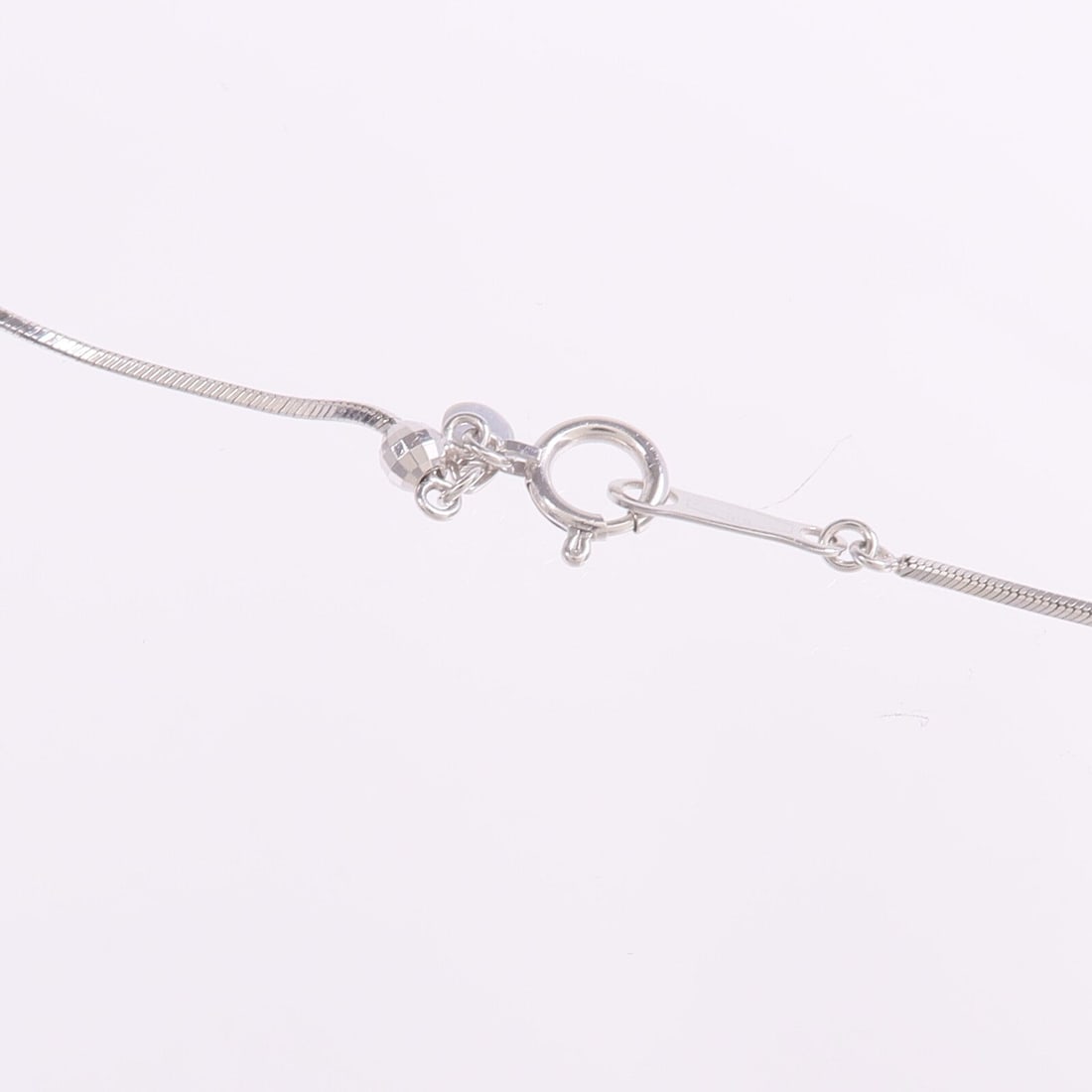 Ruby Diamond Necklace 18K White Gold - 5