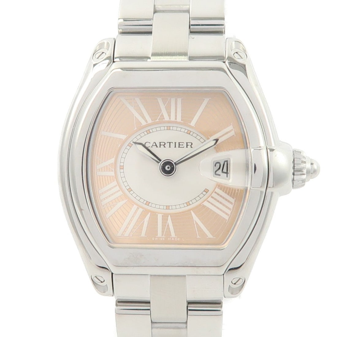 Cartier Roadstar Auto SS Pink/White (1 of 10)