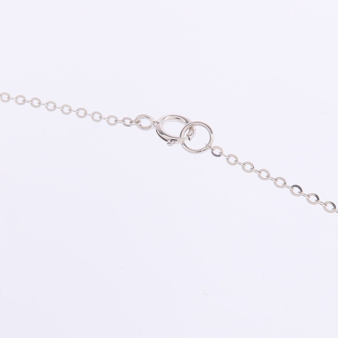 Diamond Necklace 18K White Gold - 5