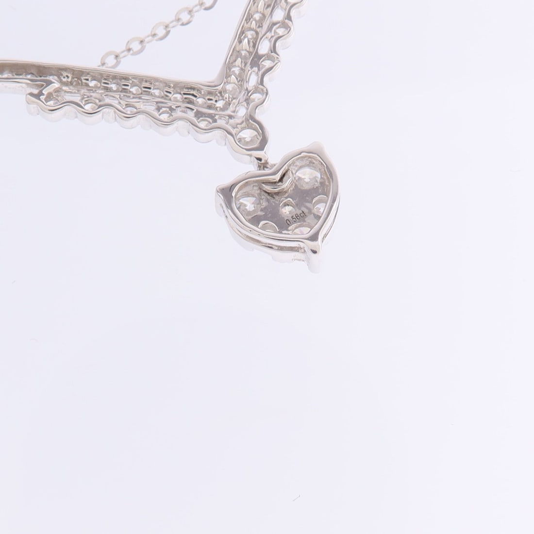 Diamond Necklace 18K White Gold - 7