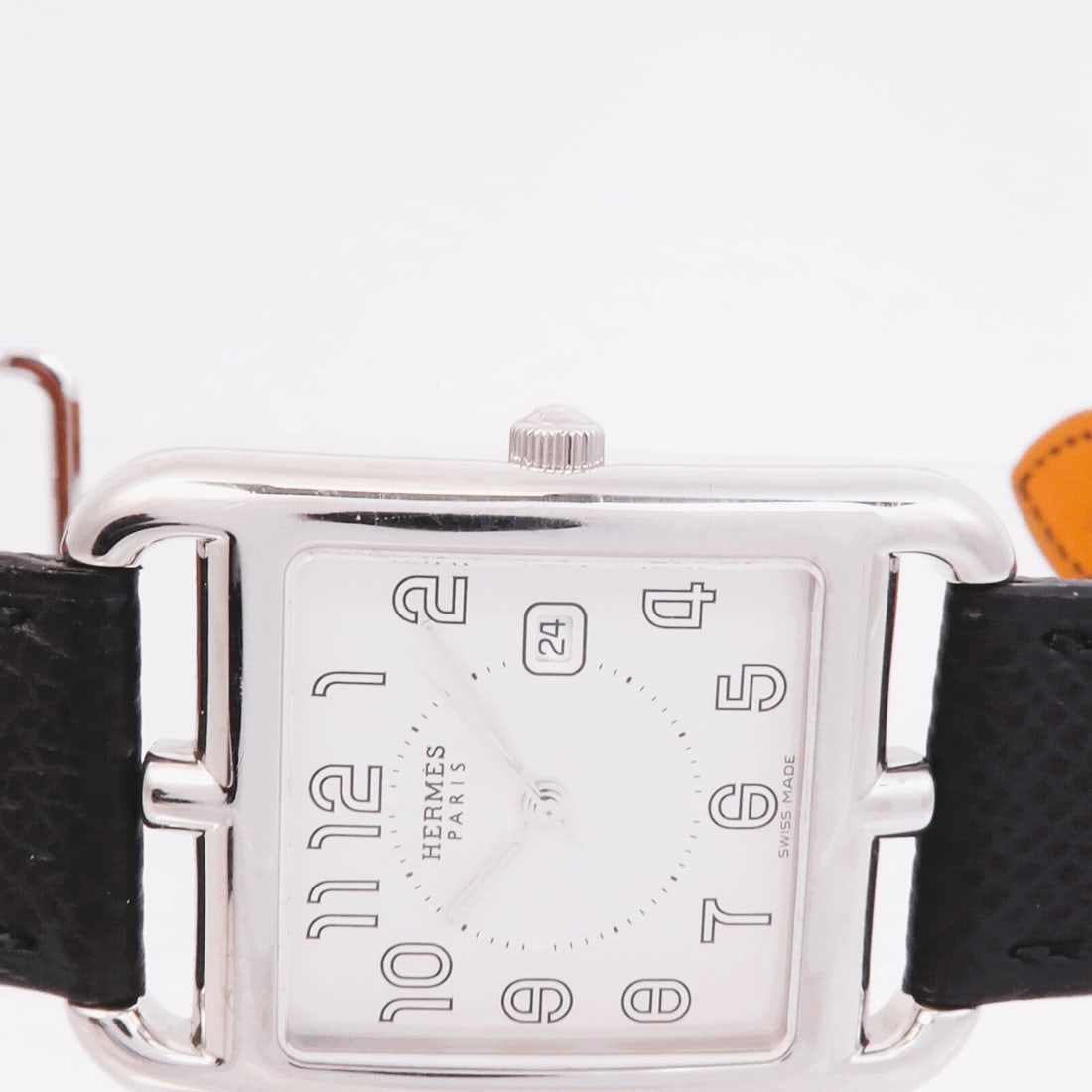 Hermes Cape Cod Quartz SS Black - 10