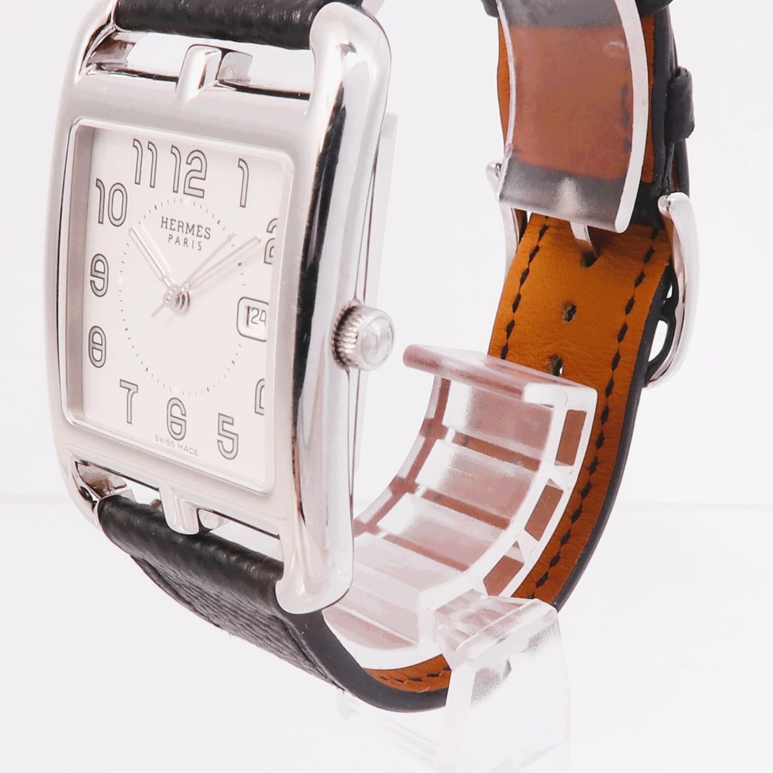 Hermes Cape Cod Quartz SS Black - 3