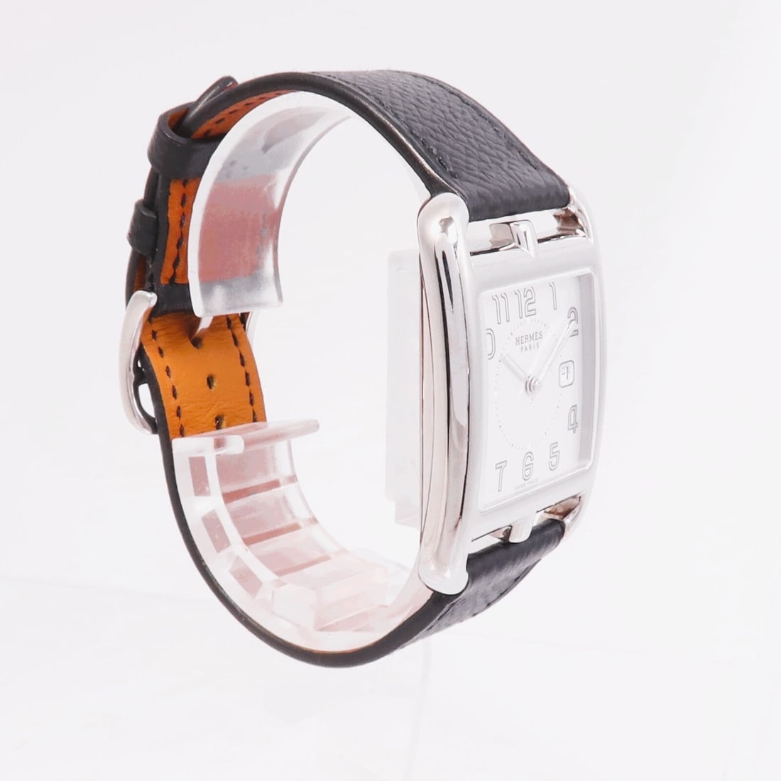 Hermes Cape Cod Quartz SS Black - 5