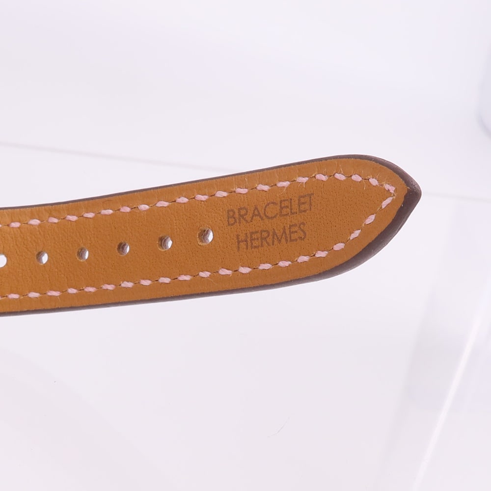 Hermes Cape Cod Quartz SS Leather Silver - 12