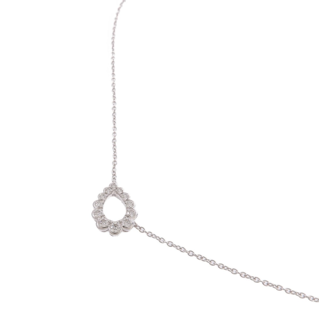 Diamond Necklace 18K White Gold - 3