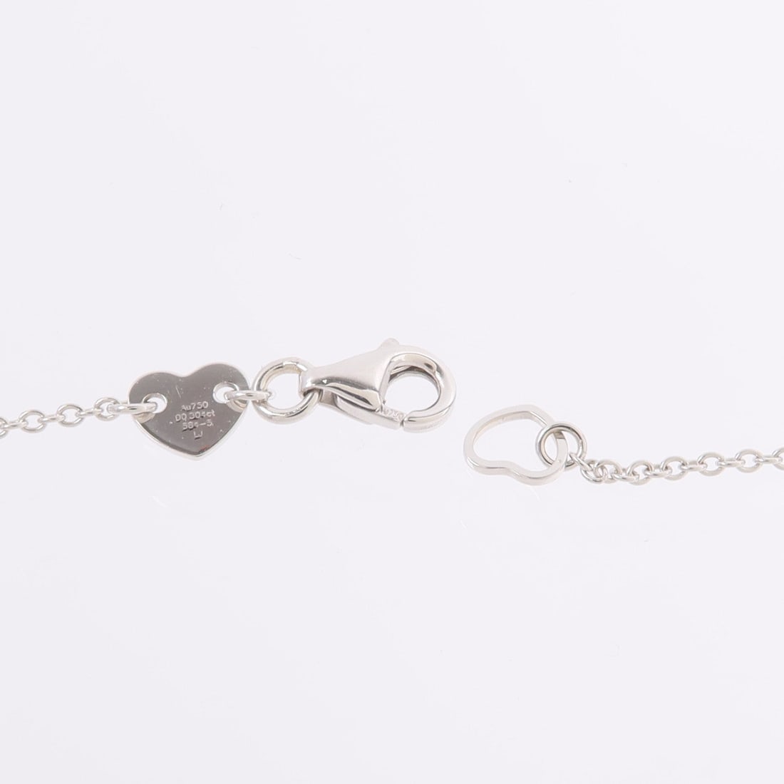 Diamond Necklace 18K White Gold - 6