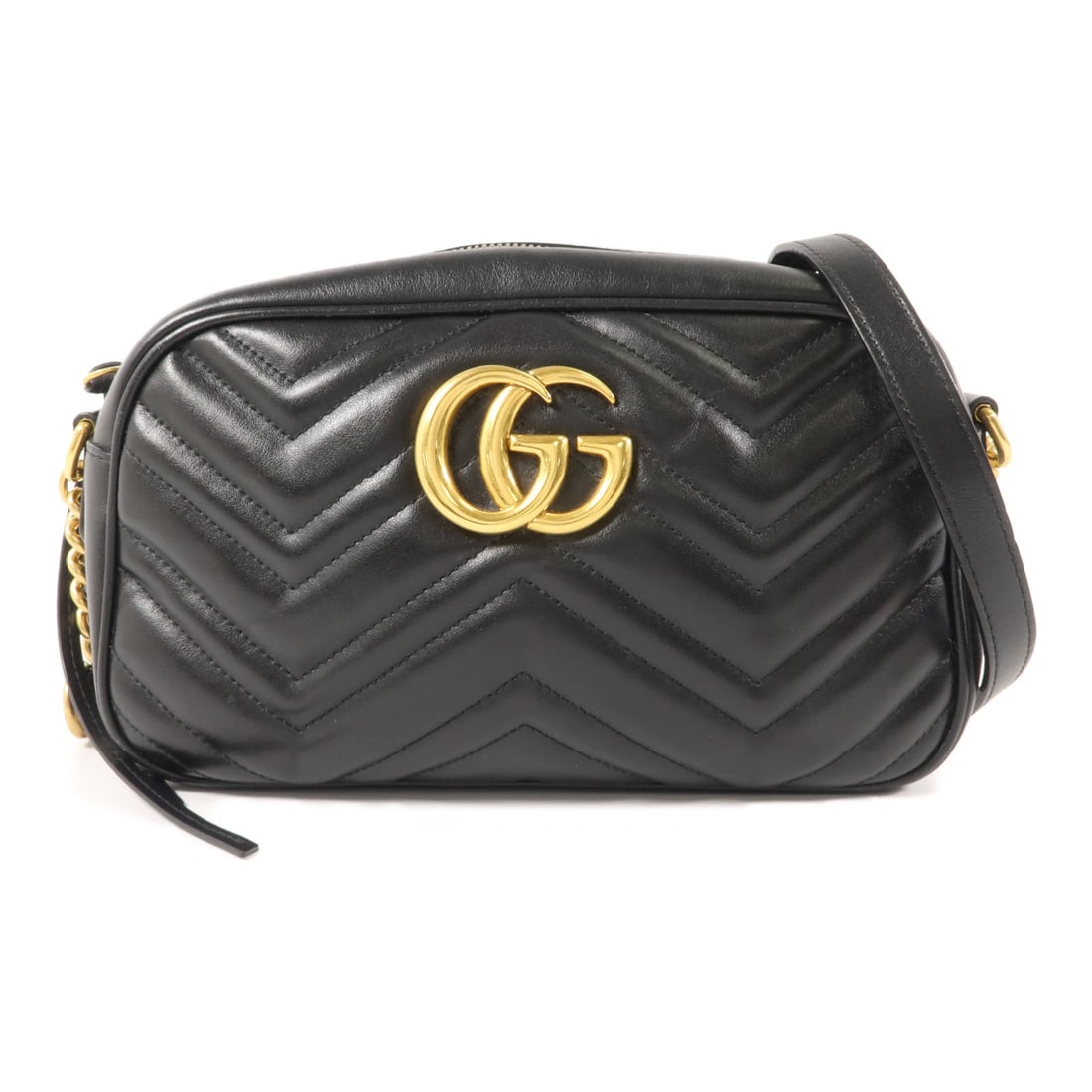 Gucci GG Marmont Shoulder Black (1 of 19)
