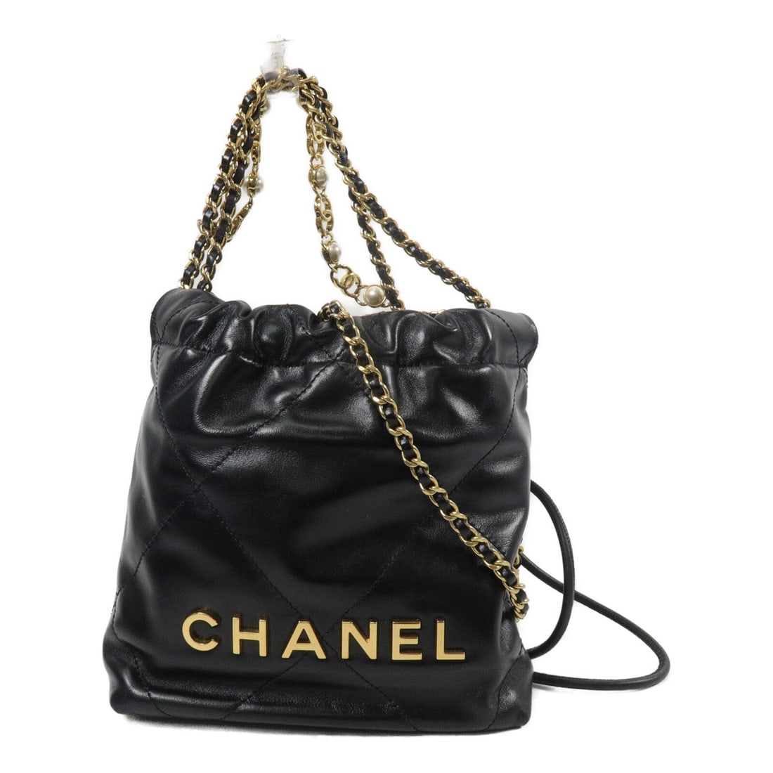 Chanel 22 Mini Chain Bag Black (1 of 17)