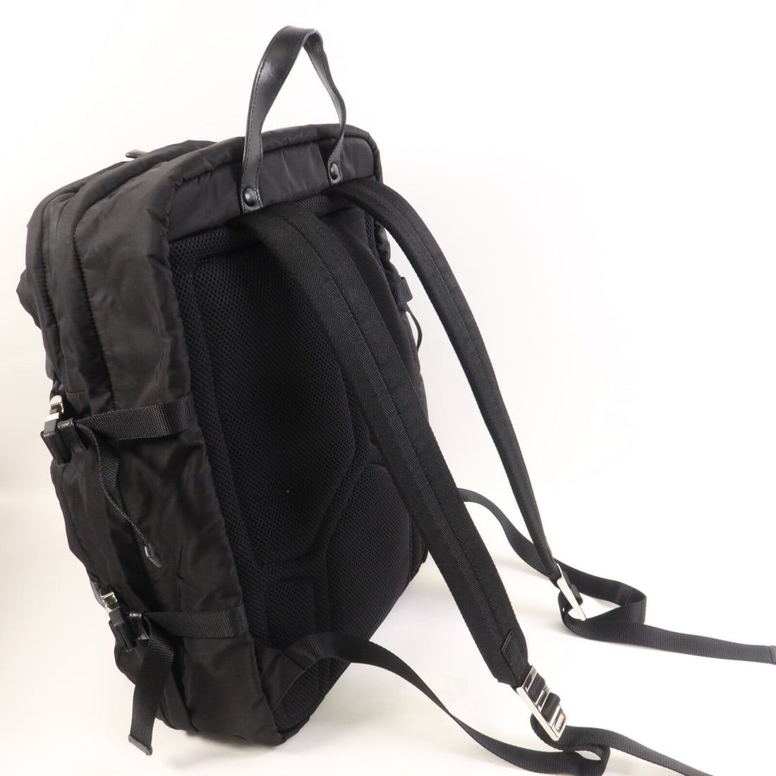 Prada Nylon Rucksack Black - 11