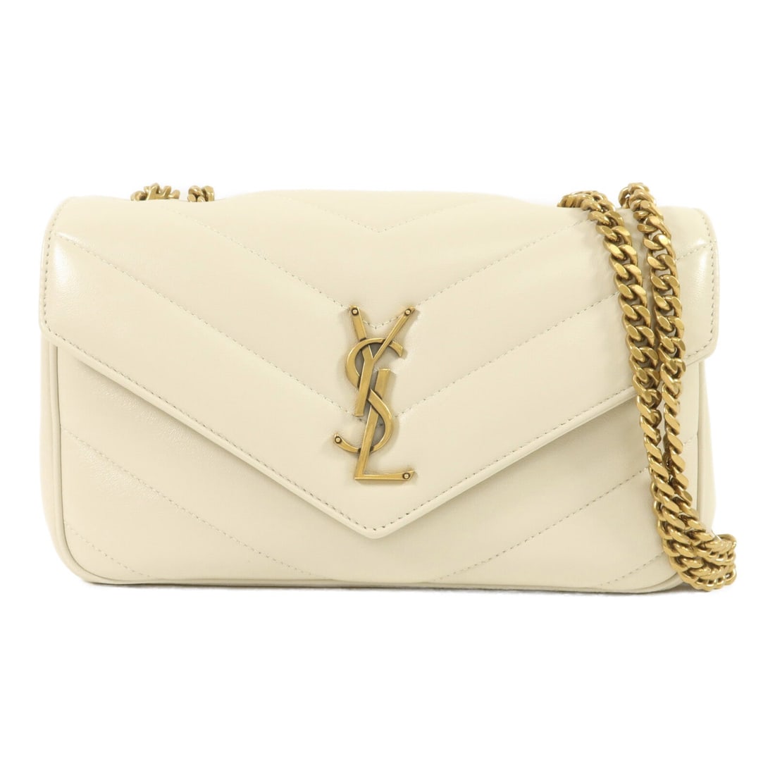 Saint Laurent LouLou Small Beige (1 of 20)