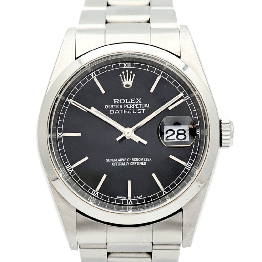 Rolex Datejust Auto SS Black 36mm (1 of 13)