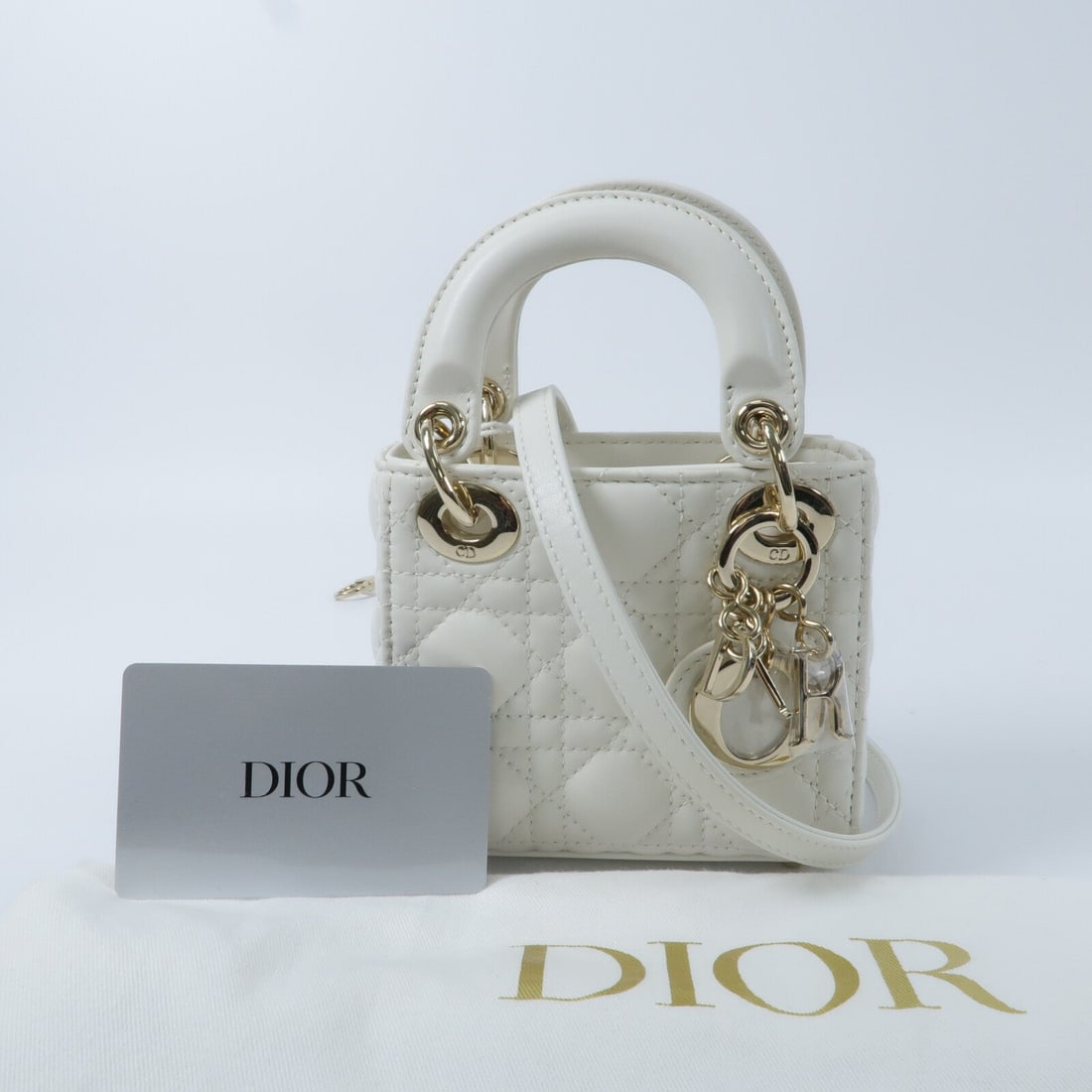 Dior Micro Lady Dior White - 10