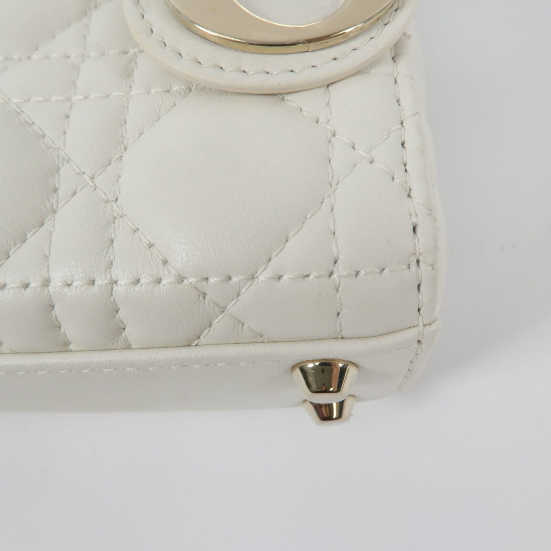 Dior Micro Lady Dior White - 12