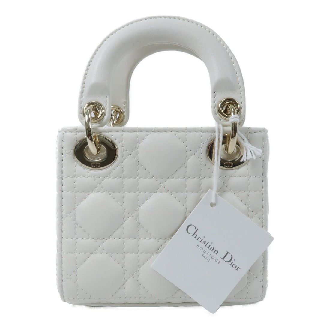 Dior Micro Lady Dior White - 2