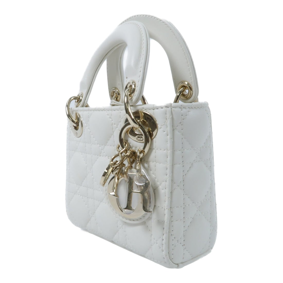Dior Micro Lady Dior White - 3